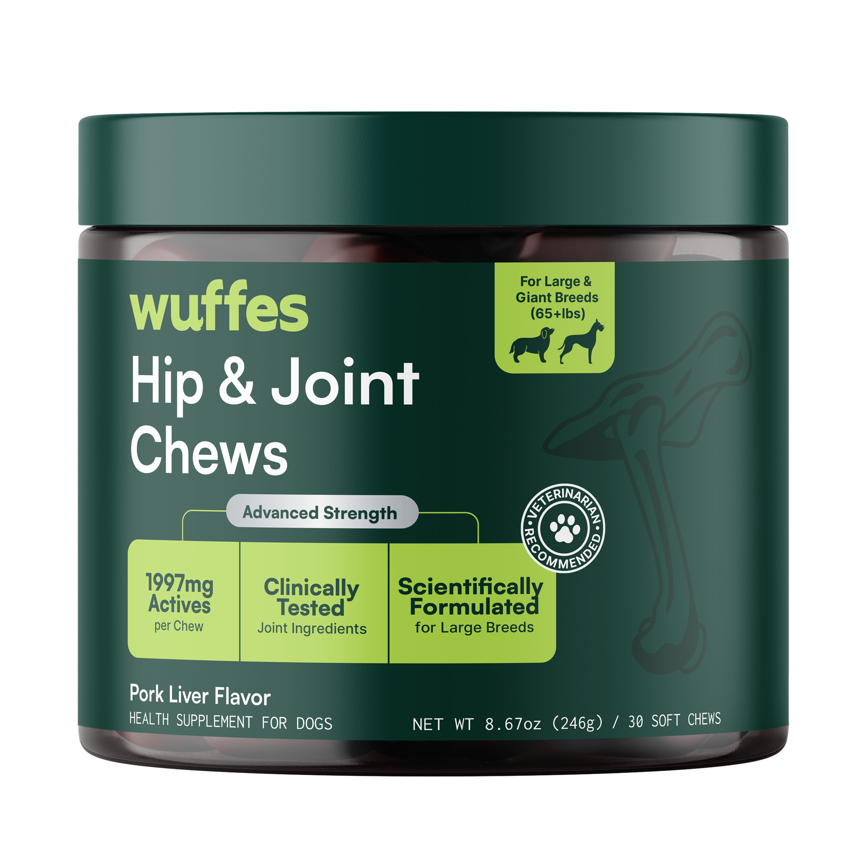 Advanced Hip & Joint Support for Large Breeds