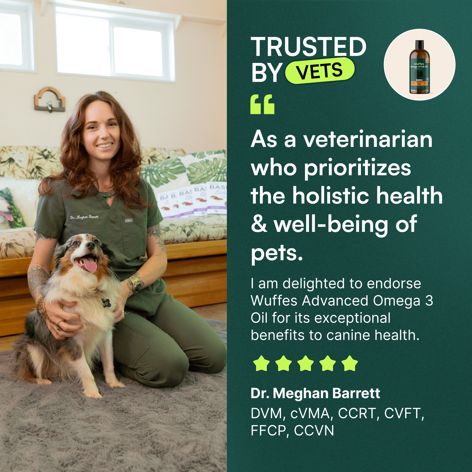 Probiotic Chews + Omega 3 Fish Oil 16oz