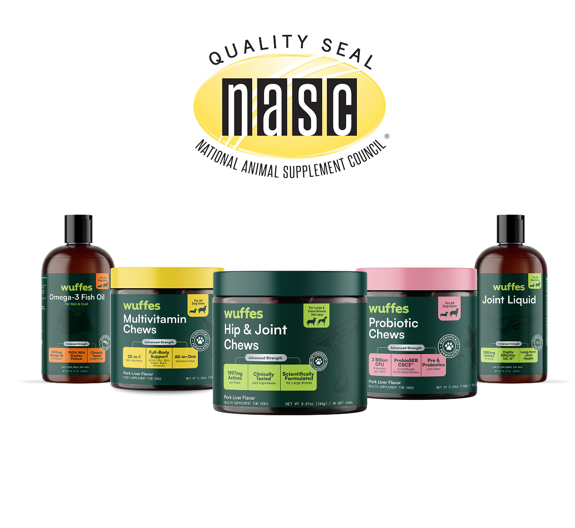 Dog Health Supplements Joint, Calming, Gut, Allergy & More Wuffes